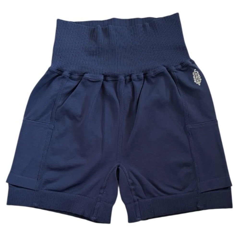 FP Movement by Free People Blue Good Karma Tennis Athletic Shorts NWOT